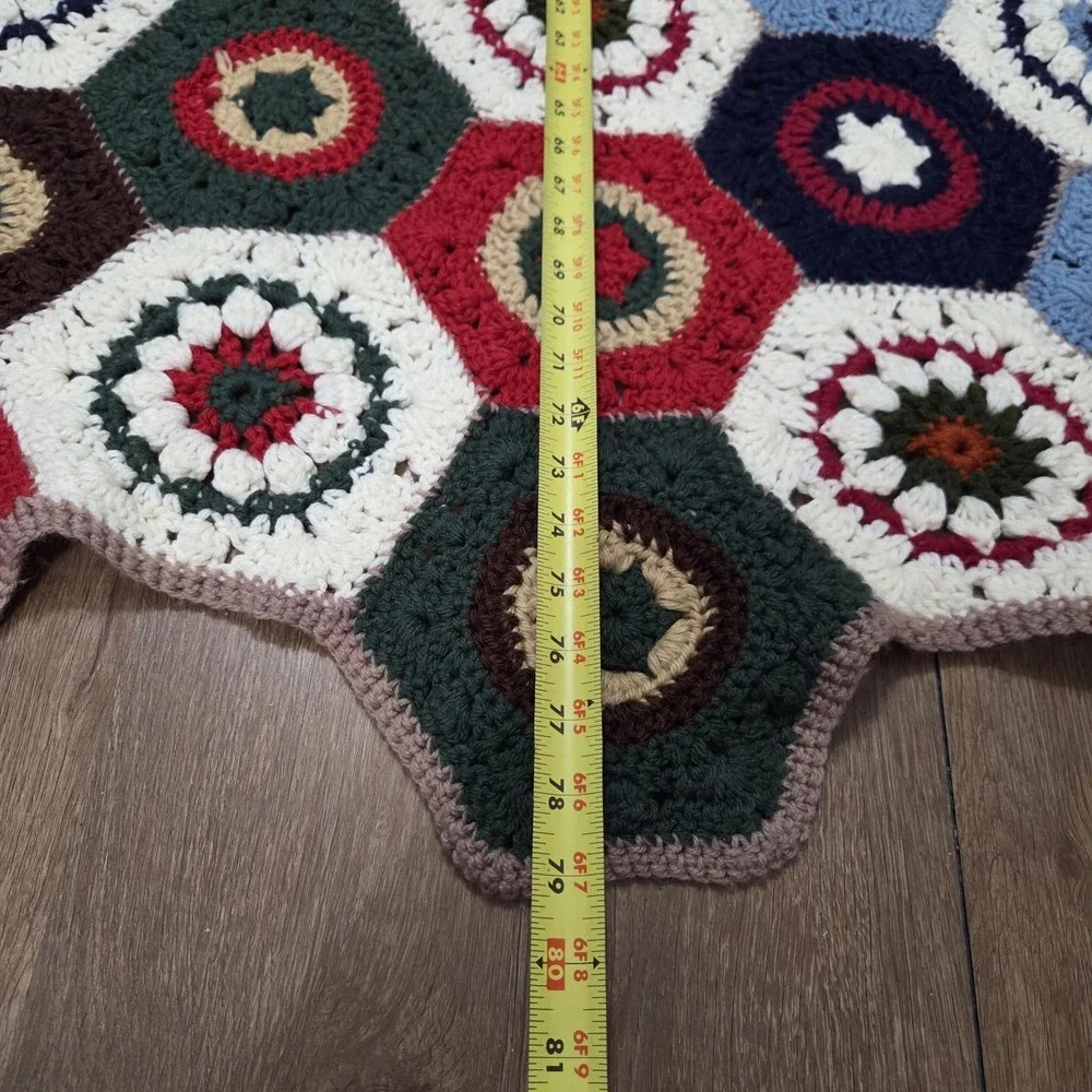 handmade crochet afghan / throw blanket